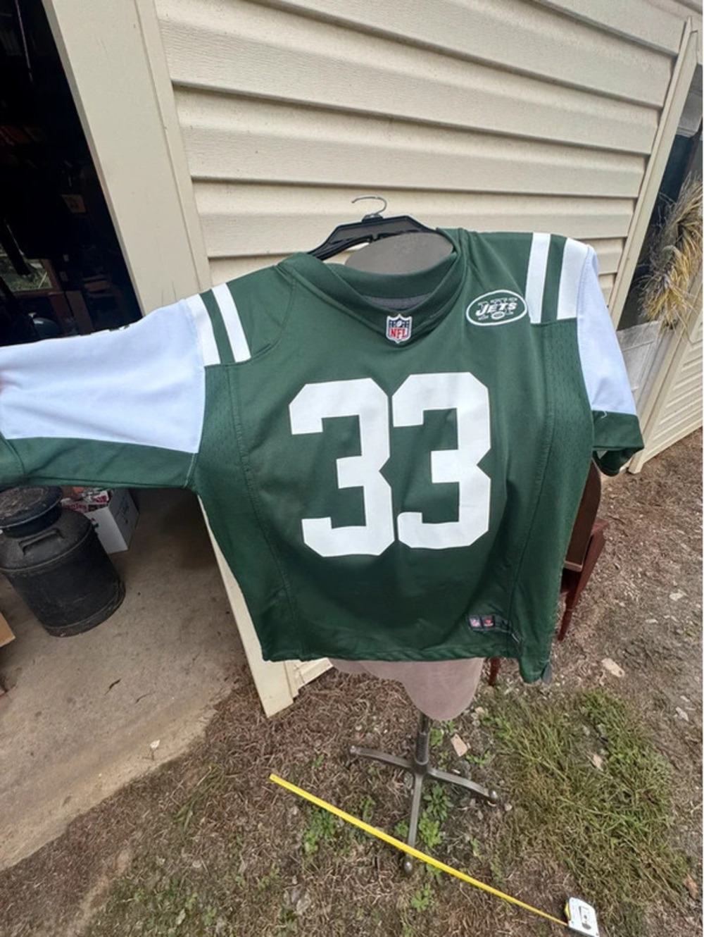 Youth Large NY Jets Adams Football Jersey